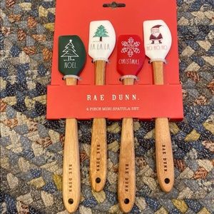 Rae Dunn Christmas Mini Spatula Set